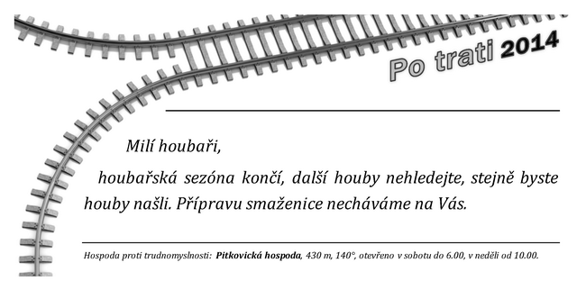 Koncová cedule na šifře 13
